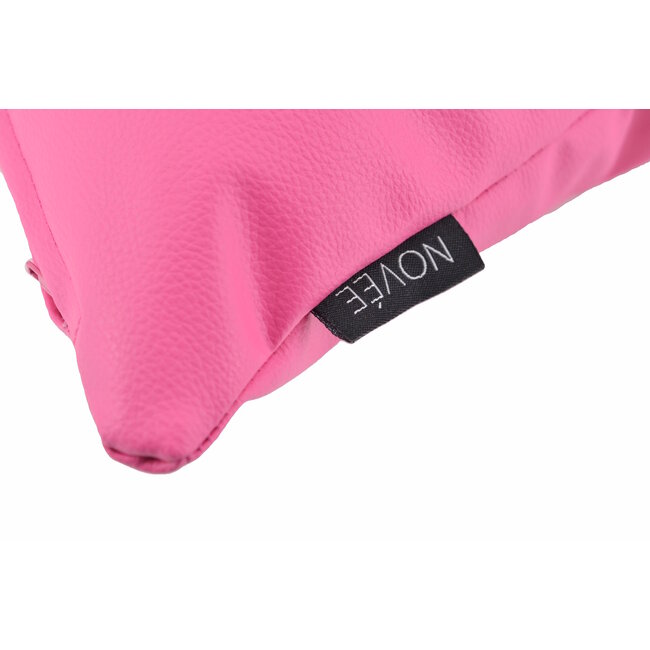 Sierkussen Cuir Fuchsia | 45 x 45 cm | PVC / PU Leder
