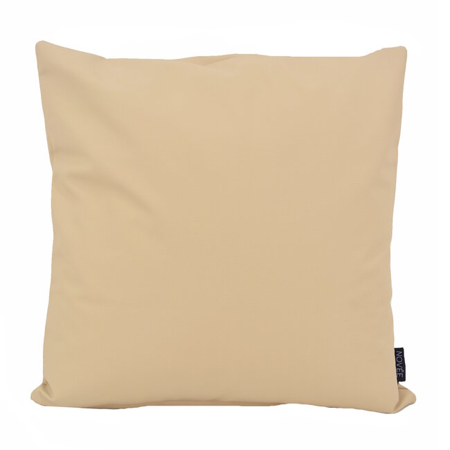 Sierkussen Cuir Beige | 45 x 45 cm | PVC / PU Leder