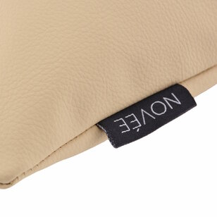 Sierkussen Cuir Beige | 45 x 45 cm | PVC / PU Leder