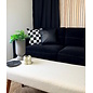 Bouclé Checker Kussenhoes | 45x45 cm | Katoen/Polyester