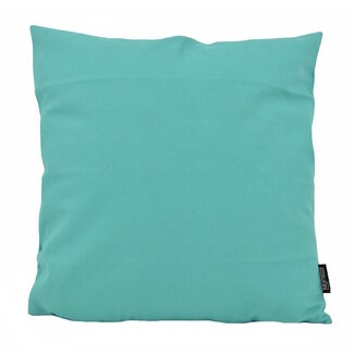 Gek op kussens! Uni Aqua Kissenbezug | 45x45 cm | Baumwolle/Polyester