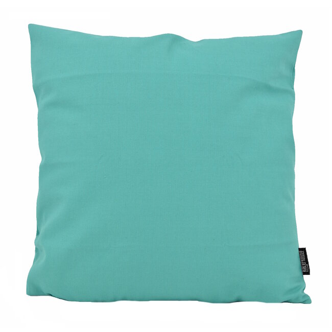 Uni Aqua | 45 x 45 cm | Kussenhoes | Katoen / Polyester