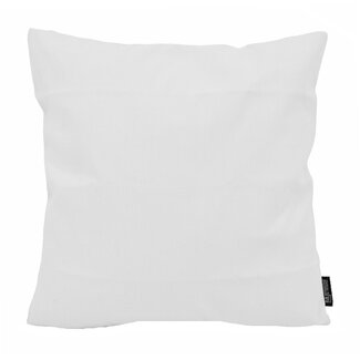 Gek op kussens! Uni Wit | 45 x 45 cm | Kussenhoes | Katoen / Polyester