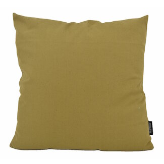 Gek op kussens! Uni Khaki | 45 x 45 cm | Kussenhoes | Katoen / Polyester