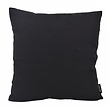 Uni Zwart Kussenhoes | 45x45 cm | Katoen/Polyester