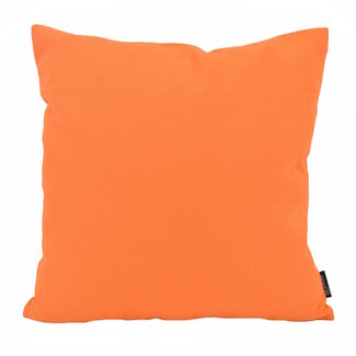 Gek op kussens! Uni Orange Kissenbezug | 45x45 cm | Baumwolle/Polyester