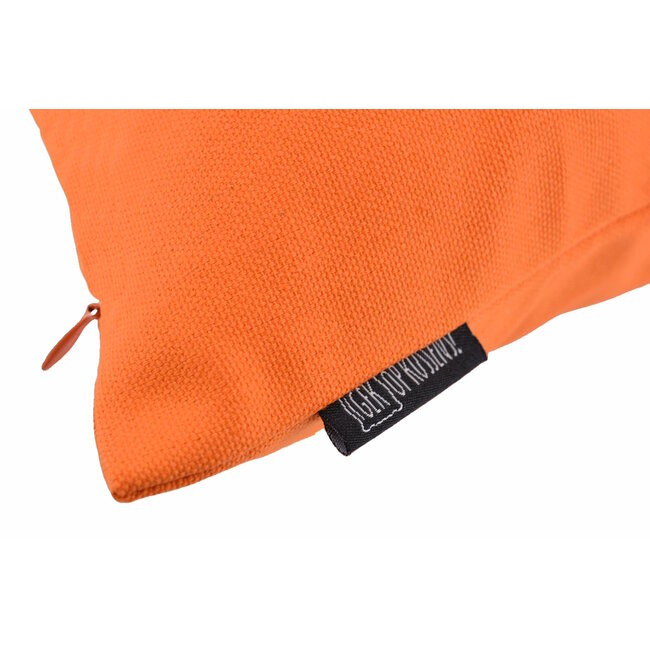 Uni Orange Kissenbezug | 45x45 cm | Baumwolle/Polyester