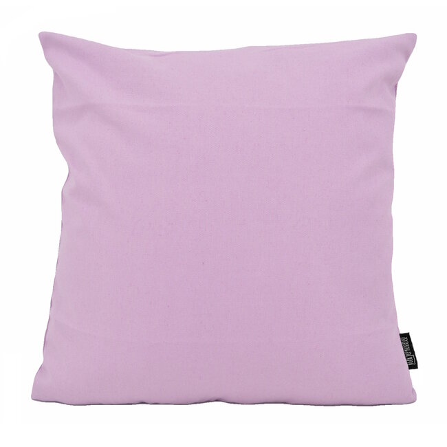 Sierkussen Uni Lila | 45 x 45 cm | Katoen/Polyester