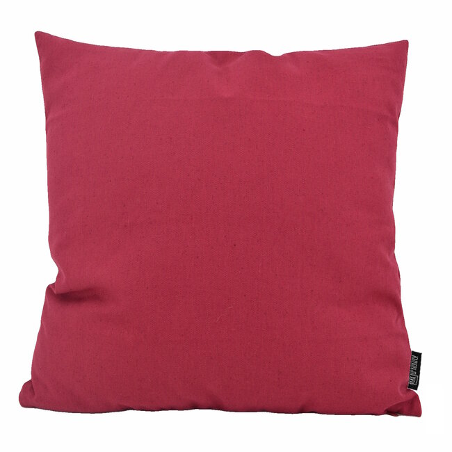 Sierkussen Uni Donkerrood | 45 x 45 cm | Katoen/Polyester