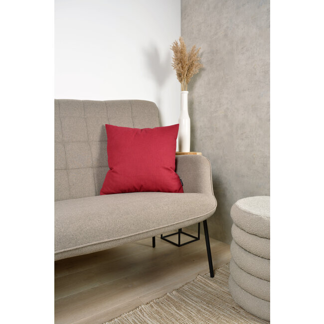 Uni Dunkelrot Kissenbezug | 45x45 cm | Baumwolle/Polyester