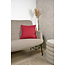 Uni Donkerrood Kussenhoes | 45x45 cm | Katoen/Polyester