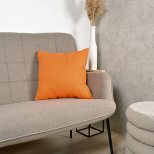 Sierkussen Uni Oranje | 45 x 45 cm | Katoen/Polyester