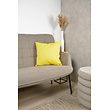 Uni Geel Kussenhoes | 45x45 cm | Katoen/Polyester