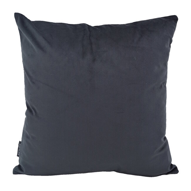 Velvet Shell Zwart Kussenhoes | 45x45 cm | Velvet/Polyester