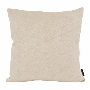 Velvet Shell Beige Kussenhoes | 45x45 cm | Velvet/Polyester