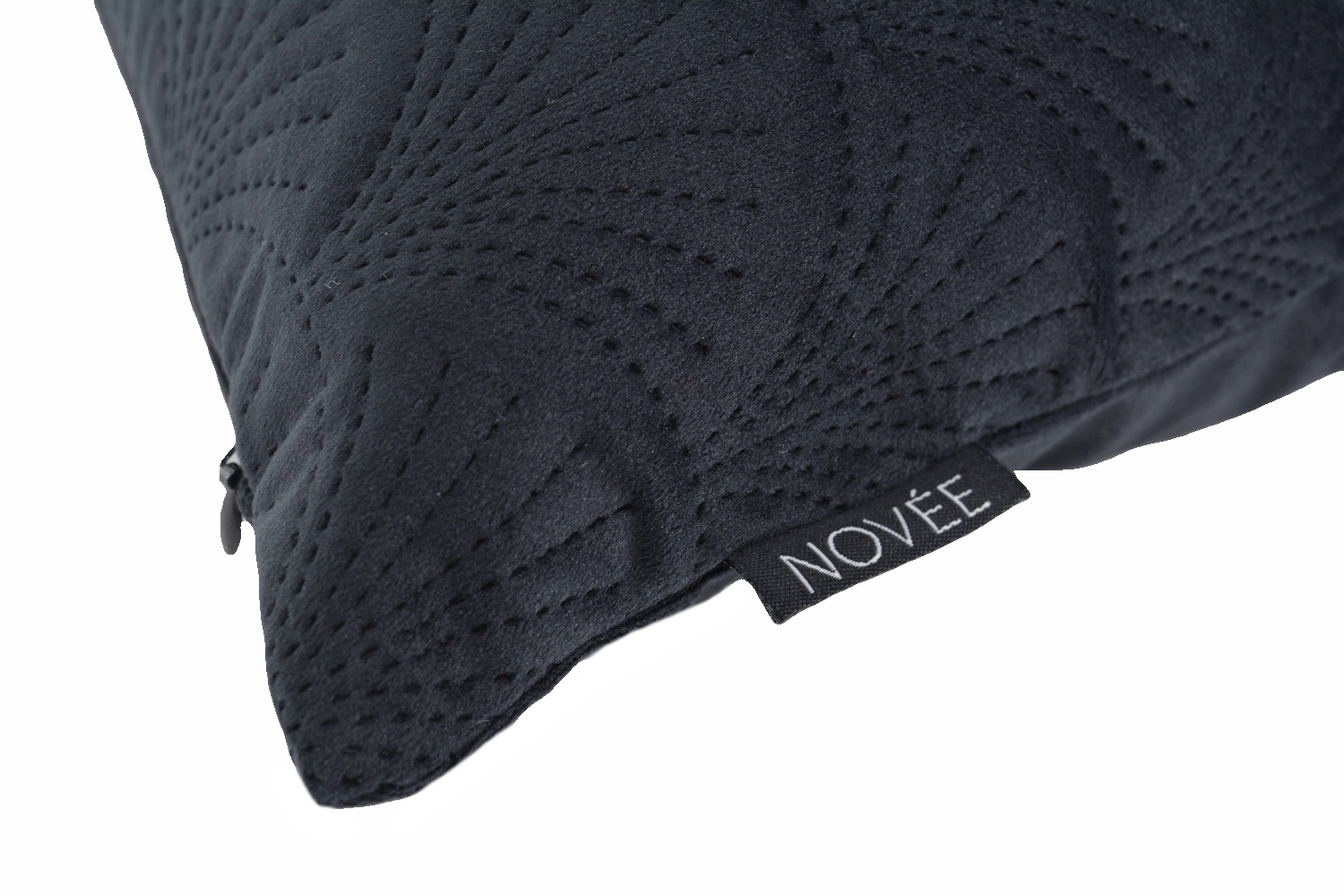 Sierkussen Velvet Shell Zwart | 45 x 45 cm | Velvet / Polyester - Gek ...