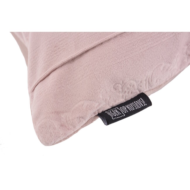 Velvet Versaille Rosa Kissenbezug | 45x45 cm | Samt/Polyester
