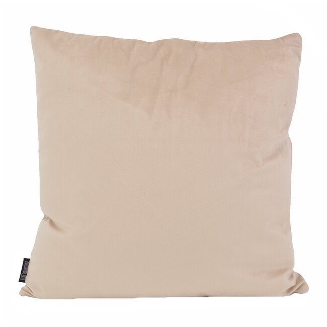 Velvet Versaille Beige Kissenbezug | 45x45 cm | Samt/Polyester