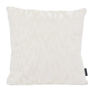 NOVÉE Velvet Stain Wit Kussenhoes | 45x45 cm | Velvet/Polyester