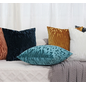 Velvet Stain Wit Kussenhoes | 45x45 cm | Velvet/Polyester