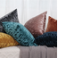 Sierkussen Velvet Stain Zilver/Grijs | 45 x 45 cm | Velvet / Polyester