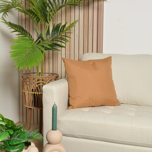 Peach Skin Camel Kussenhoes | 45x45 cm | Polyester