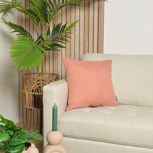 Peach Skin Zalm Roze Kussenhoes | 45x45 cm | Polyester