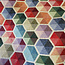 Sierkussen Gobelin Honeycomb | 45 x 45 cm | Katoen/Polyester