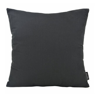 Gek op kussens! Peach Skin Schwarz Kissenbezug | 45x45 cm | Polyester