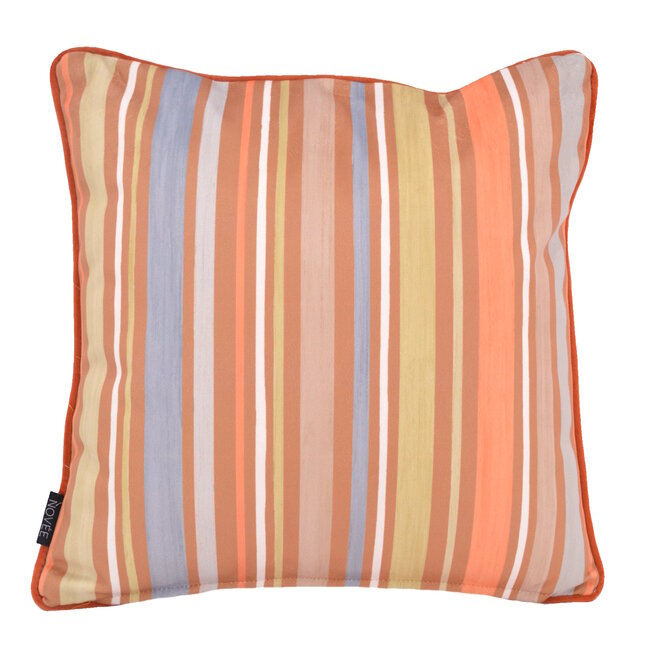 Velvet Noura Rost Kissenbezug | 45x45 cm | Samt/Polyester