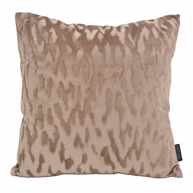 Velvet Stain Taupe/Bruin | 45 x 45 cm | Kussenhoes | Velvet / Polyester