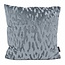 NOVÉE Sierkussen Velvet Stain Zilver/Grijs | 45 x 45 cm | Velvet / Polyester