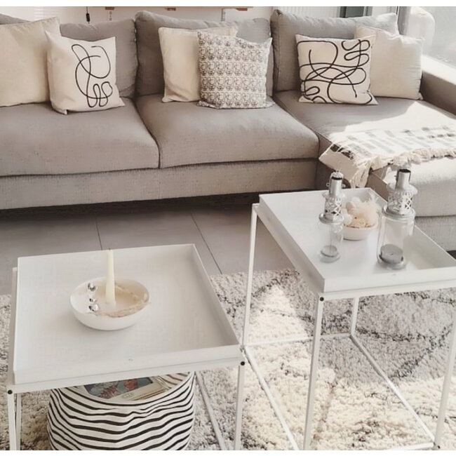 Abstract Lines #2 | 45 x 45 cm | Kussenhoes | Katoen/Linnen