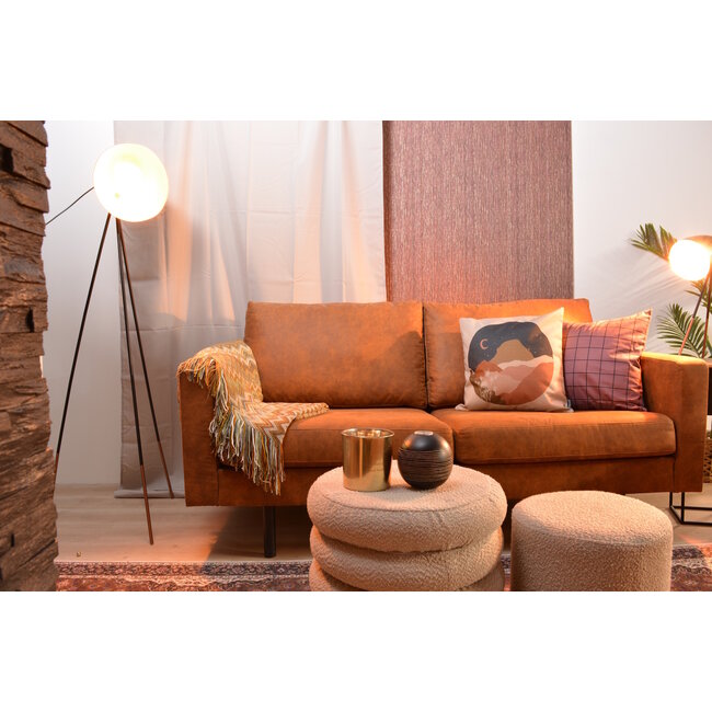 Sunflower Circle Kussenhoes | 45x45 cm | Katoen/Linnen