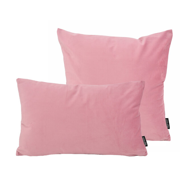 Velvet Hellrosa Kissenbezug | 45x45 cm | Polyester