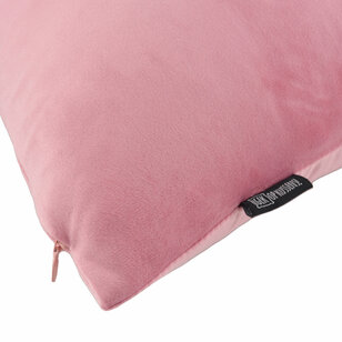 Velvet Lichtroze Kussenhoes | 45x45 cm | Polyester