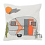 Caravan Camping - Outdoor Kissenbezug | 45x45 cm | Baumwolle