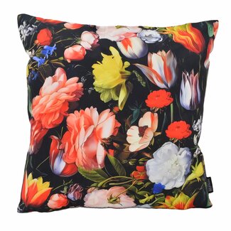 Gek op kussens! Sierkussen Tulip Flowers | 45 x 45 cm | Katoen/Polyester