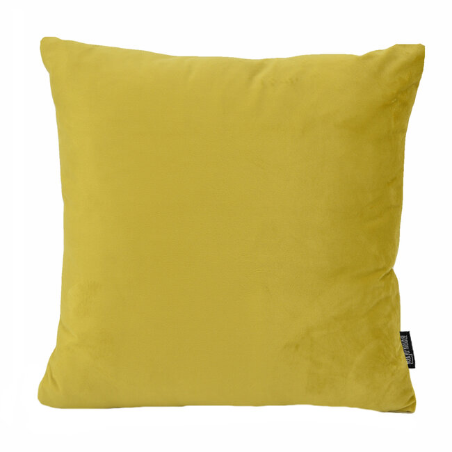 Sierkussen Velvet Mosterd | 45 x 45 cm | Polyester