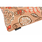 Flower/Stripe - Outdoor Beige Kissenbezug | 45x45 cm | Baumwolle