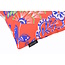 Flower/Stripe - Rood Outdoor Kussenhoes | 45x45 cm | Katoen