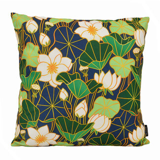NOVÉE Botanical #4 - Outdoor Kussenhoes | 45x45 cm | Katoen/Polyester