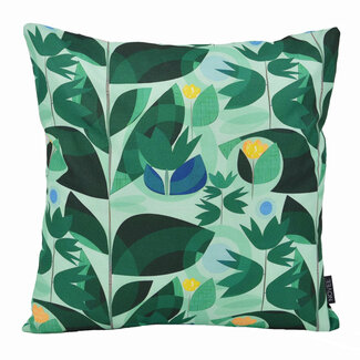 NOVÉE Botanical #6 - Outdoor Kussenhoes | 45x45 cm | Katoen/Polyester