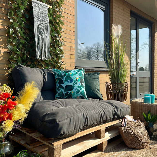 Botanical #6 - Outdoor Kussenhoes | 45x45 cm | Katoen/Polyester