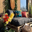 Botanical #5 - Outdoor Kussenhoes | 45x45 cm | Katoen/Polyester