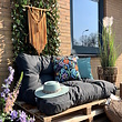 Botanical #7 - Outdoor Kussenhoes | 45x45 cm | Katoen/Polyester