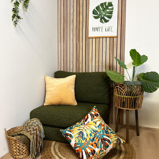 Art Leaves #1 Kissenbezug | 45x45 cm | Baumwolle/Polyester