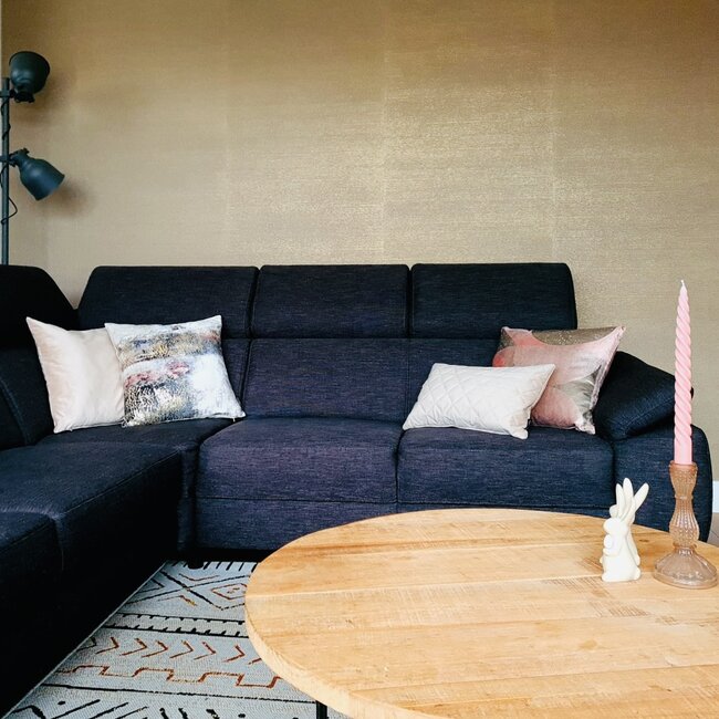 French Velvet Beige Kissenbezug | 30x50 cm | Samt/Polyester