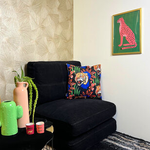 Tiger Style Kissenbezug | 45x45 cm | Baumwolle/Polyester