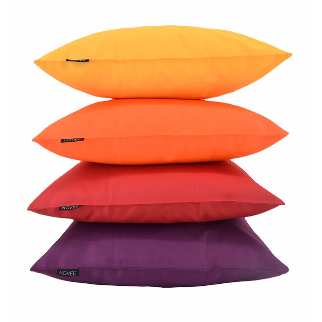 Zara - Outdoor Rot Kissenbezug | 45x45 cm | Polyester